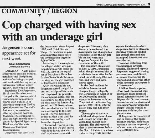 Clipping from The Daily Register